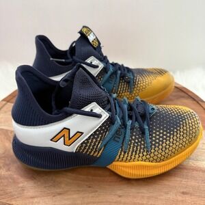 New Balance OMN1S Boys Basketball Shoes Navy Blue Yellow BBOMNLOB Size 4Y